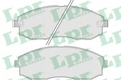 Гальмівні колодки дискові LPR 05P1015