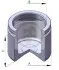Поршень, корпус скобы тормоза AUTOFREN SEINSA D025209