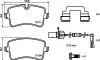 Комплект тормозных колодок P 85 150 BREMBO P85150 (фото 1)