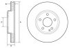 Тормозной диск DELPHI BG4646C