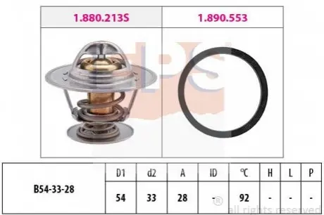 TERMOSTAT OPEL ASTRA KADETT VECTRA EPS 1880213