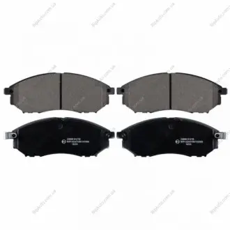 Комплект гальмівних колодок, дискове гальмо FEBI BILSTEIN 116188 (фото 1)