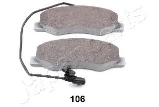 Комплект тормозных колодок, дисковый тормоз JAPANPARTS PP106AF