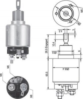 ЭЛЕКТРО реле втягивающее FORD SCR/SIE/ESC BOSCH MAGNETI MARELLI AME0344