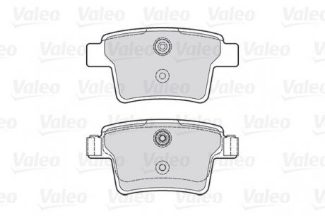 Комплект гальмівних колодок, дискове гальмо Valeo 301740