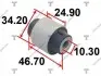 Сайлентблок рычага honda k8 civic 95-00 AAMHO1009 TENACITY