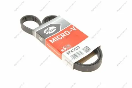 Ремінь генератора клиновий Gates 5PK1023
