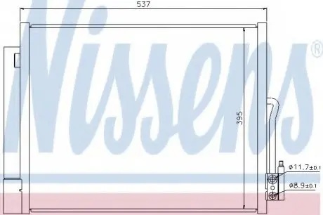 Конденсатор, кондиционер NISSENS 940156