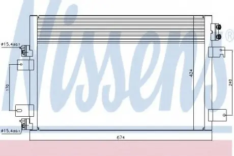 Конденсатор, кондиционер NISSENS 940151