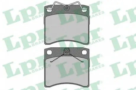 Тормозные колодки дисковые LPR 05P631