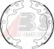Комплект тормозных колодок, стояночная тормозная система A.B.S. 9180