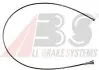Трос ручного гальма зад. Corsa C 00- Пр. (832) A.B.S. K17044