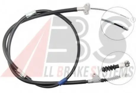 Трос ручного гальма зад. Avensis 98- Л. (Диск) A.B.S. A.B.S. K19257 (фото 1)