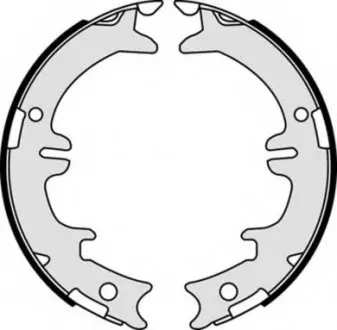 Комплект тормозных колодок, стояночная тормозная система BREMBO S83542
