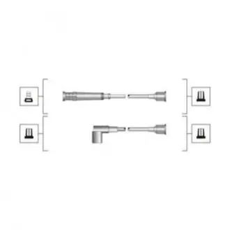 Комплект високовольтних проводів MAGNETI MARELLI MSQ0095
