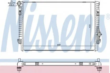 Радіатор AI A 3/S 3(12-)1.8 TFSI(+)[OE 5Q0121251EP] NISSENS 65302