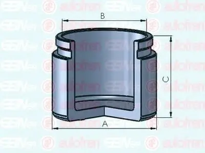 Поршень, корпус скобы тормоза SEINSA AUTOFREN D025564