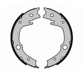 Комплект гальмівних колодок, стоянкова гальмівна система BREMBO S83551