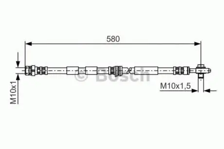 Тормозной шланг AUDI/SKODA/VW A3 quattro/Octavia 1U2 4x4/Golf IV 4Motion \'\'F BOSCH 1987476849