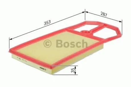 ПОВІТРЯНИЙ ФІЛЬТР ВСТАВКА F 026 400 148 BOSCH F026400148