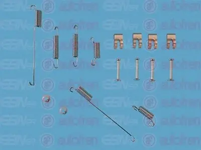 Комплект пружинок барабанных тормозов зад FIESTA 95-08 SEINSA AUTOFREN D3888A