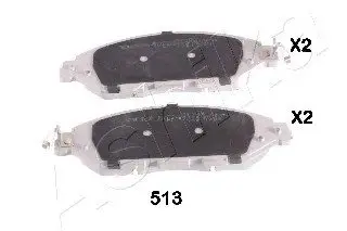 Комплект тормозных колодок, дисковый тормоз ASHIKA 5005513