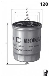 Паливний фільтр MECAFILTER ELG5266