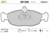 Комплект гальмівних колодок, дискове гальмо Valeo 301356 (фото 1)