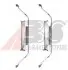 Комплектующие, колодки дискового тормоза ABS 1096Q