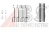 Комплектующие, колодки дискового тормоза A.B.S. 1151Q 1151Q