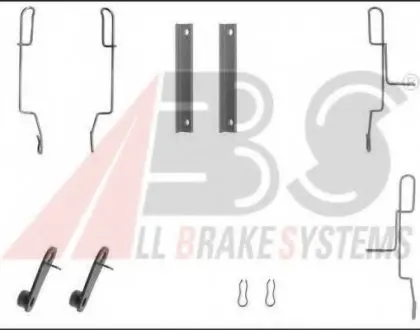 Комплектующие, колодки дискового тормоза A.B.S. A.B.S. 1188Q