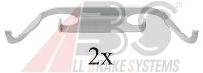 Гальмівні колодки (монтажний набір) A.B.S. A.B.S. 1222Q
