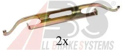 Комплектуючі, колодки дискового гальма A.B.S. A.B.S. 1223Q