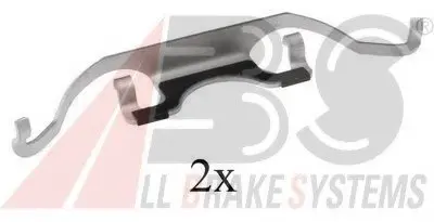 Комплектующие, колодки дискового тормоза A.B.S. A.B.S. 1224Q