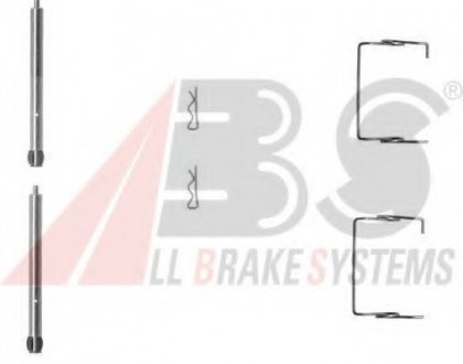 Комплектующие, колодки дискового тормоза A.B.S. 1267Q