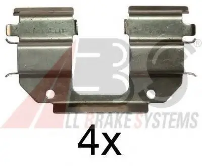 Комплектующие, колодки дискового тормоза A.B.S. A.B.S. 1285Q