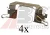 Комплектующие, колодки дискового тормоза A.B.S. 1626Q 1626Q