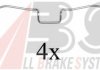 Комплектующие, колодки дискового тормоза A.B.S. 1633Q