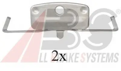 Комплектующие, колодки дискового тормоза A.B.S. A.B.S. 1644Q