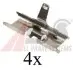 Комплектуючі, колодки дискового гальма ABS A.B.S. 1692Q (фото 1)