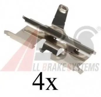 Комплектуючі, колодки дискового гальма ABS A.B.S. 1692Q