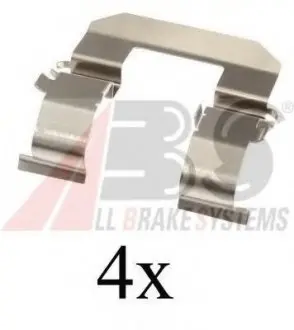 Комплектующие, колодки дискового тормоза A.B.S. A.B.S. 1704Q