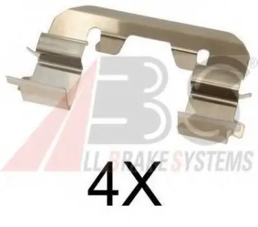 Комплектующие, колодки дискового тормоза A.B.S. A.B.S. 1719Q