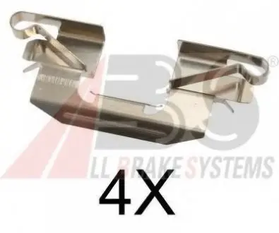 Комплектуючі, колодки дискового гальма A.B.S. A.B.S. 1720Q