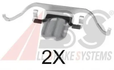 Комплектующие, колодки дискового тормоза A.B.S. A.B.S. 1751Q