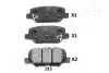 Комплект гальмівних колодок, дискове гальмо JAPANPARTS PP315AF