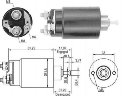 ELEKTROMAGNES FORD MAGNETI MARELLI AME0404