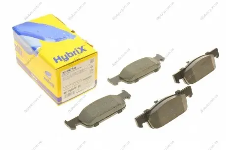 Комплект гальмівних колодок (дискових) 22-0975-0 Metelli 2209750