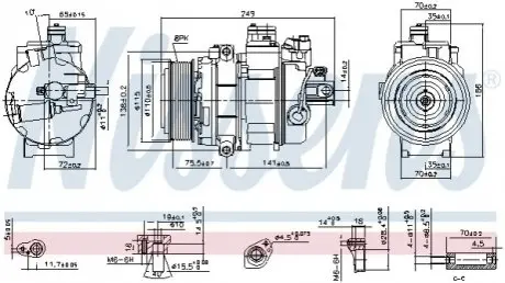 Компрессор NISSENS 890359