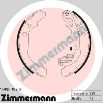 Тормозные колодки барабанные ZIMMERMANN 109901570